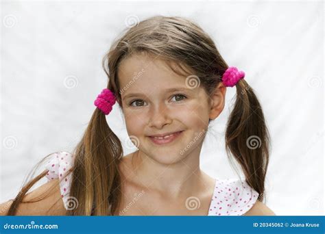 7 Year Old Girl Stock Photo Image Of Primary Childhood 20345062