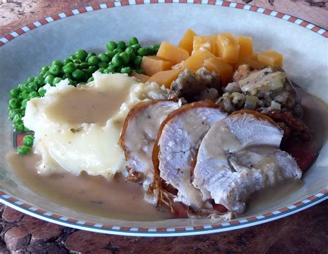 Alex grichenko has released this thanksgiving turkey dinner image under public domain license. Thibeault's Table: Roast Turkey Dinner