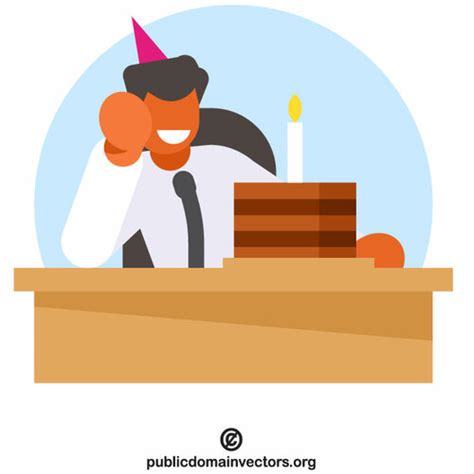 Office Birthday Party Public Domain Vectors