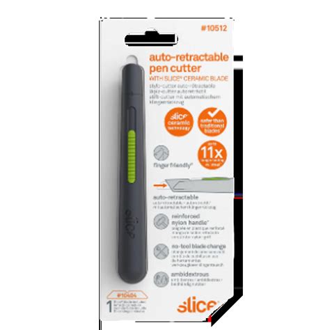 Slice Auto Retractable Ceramic Pen Cutter 10512 Eezee