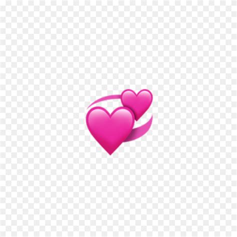 Hearts Emojis Heart Pinkemoji Pink Pink Heart Emoji Png Stunning