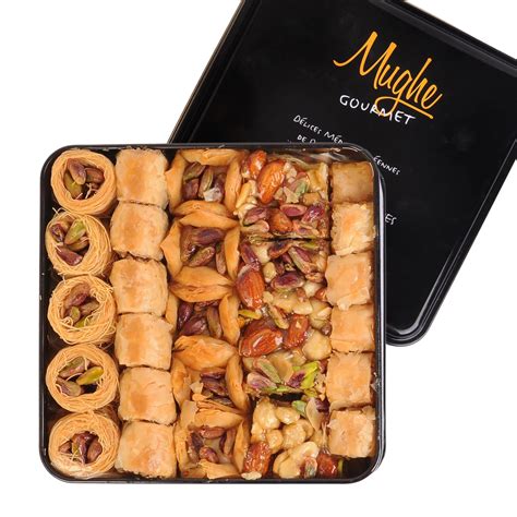 Buy Mughe Gourmet Luxury Baklava Pastry Gift Box Double Layered
