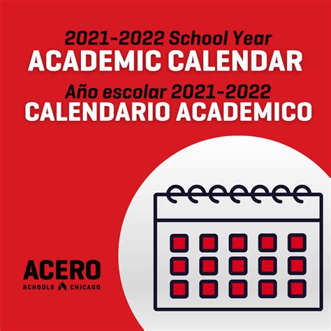 2021 2022 School Year Academic Calendar Acero Brighton Park