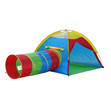 Gigatent 3 In 1 Fun Hub Play Tent With Tunnel 1 Cube 1 Dome Tent And 1