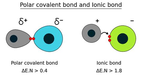 Polar Covalent Bond Vs Nonpolar Covalent Bond