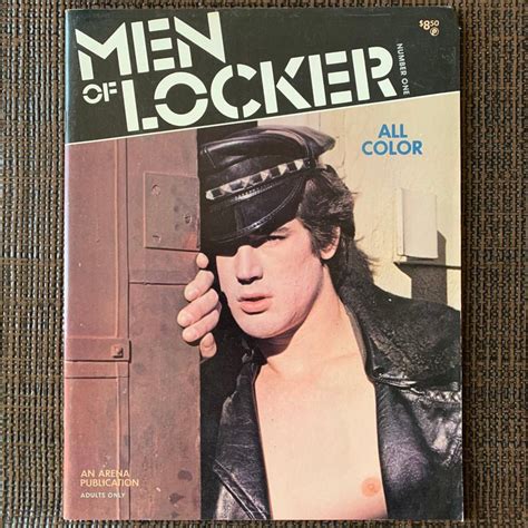 Dead Stock MEN Of LOCKER ARENA Biker Colt Leather Gay Vintage Male Nudes Photos