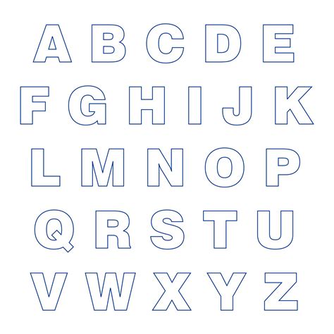 Farah Learning Fun: Printable Letters Of The Alphabet To Cut Out