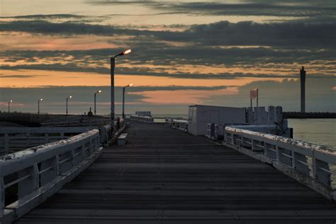 Free Images Sea Coast Ocean Horizon Dock Boardwalk Sunrise