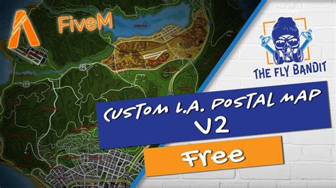 Free Standalone Map Real Los Angeles Postal Map V2 Free Version