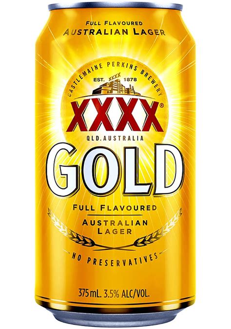 Xxxx Gold Can 30 Packs 375ml Carton Bayfields