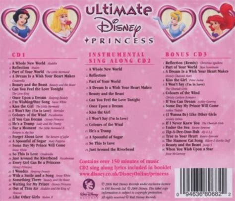 Cd Ultimate Disney Princess Musical Cds Dvds Soundofmusic Shop