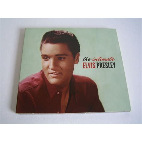001 Cd Digipack The Intimate Elvis Presley 18 Outtakes By Elvis Presley