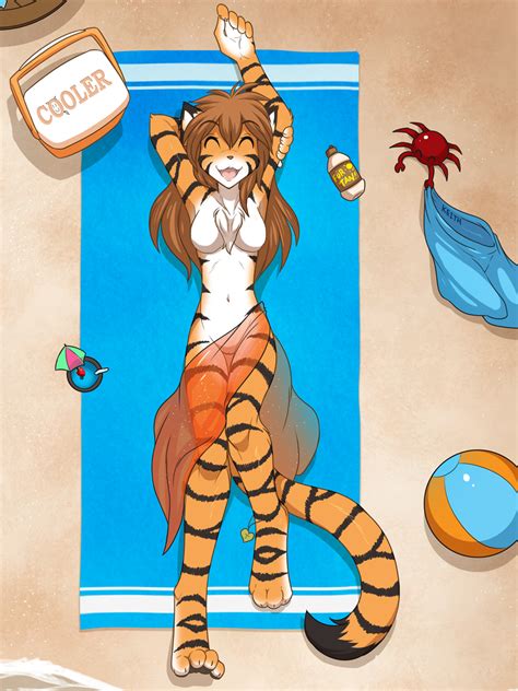 Rule 34 Anthro Breasts Chest Tuft Feline Female Flora Twokinds Fur