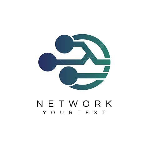 Social Network Logo Vector Art Png Network Logo Template Network