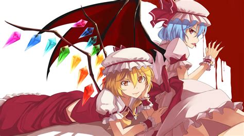 Wallpaper Id 1207247 Wings Remilia Scarlet Spoon Ruffles Pudding