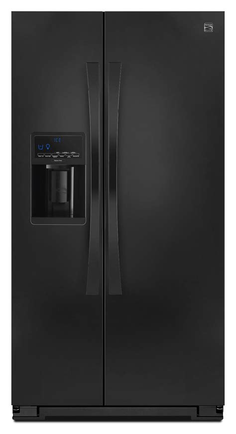 Kenmore Elite 51179 298 Cu Ft Side By Side Refrigerator Black