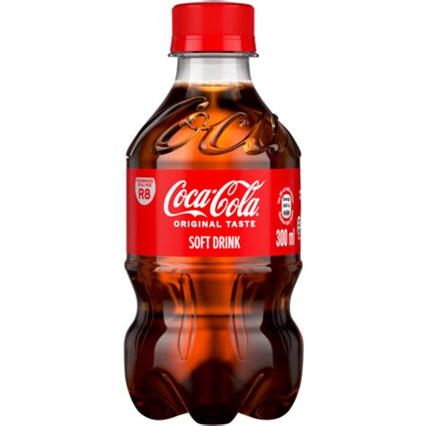 Coca Cola Original Soft Drink Bottle 300ml Cola Soft Drinks