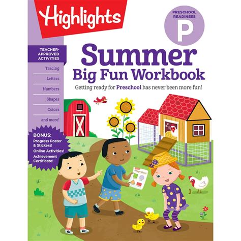 Highlights Summer Learning Summer Big Fun Workbook Preschool Readiness