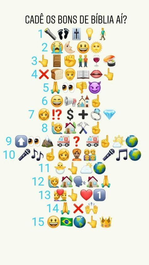 9 Ideias De Emoji X Versículo Em 2021 Desafios Biblicos Versículos