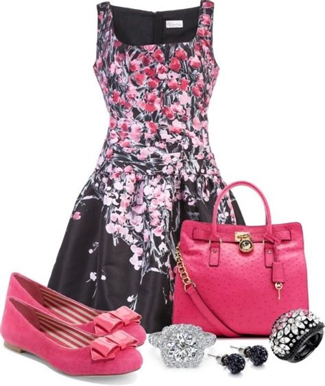 Pink Black Luxury Fashion Womens Fashion Date Outfits Cool Outfits