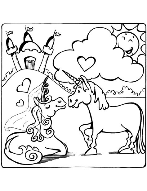 Unicorn cake coloring pages are a fun way for kids of all ages to develop creativity, focus, motor skills and color recognition. Love Coloring Pages - Best Coloring Pages For Kids