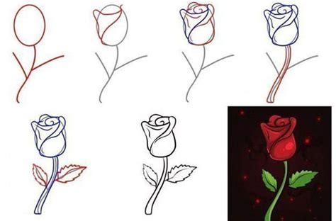 Cách Vẽ Hình Vẽ Hoa Hồng đơn Giản Trong 5 Phút