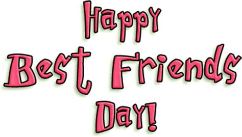 So to help you send your. Best Friend Day Clip Art And Text Banner | Download Free ...
