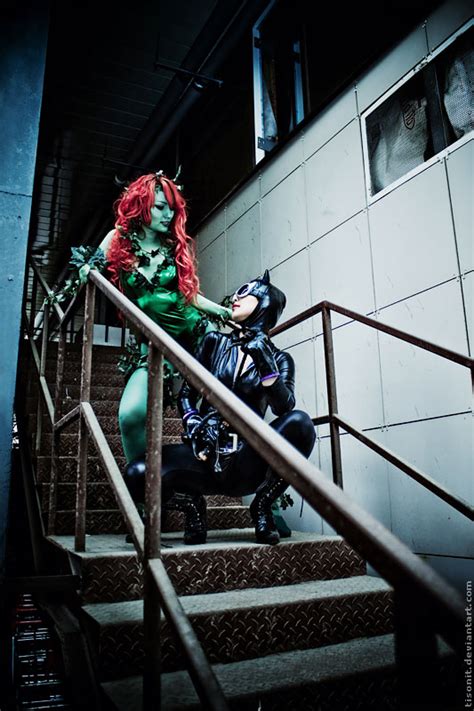 Poison Ivy And Catwoman By Taisiaflyagina On Deviantart