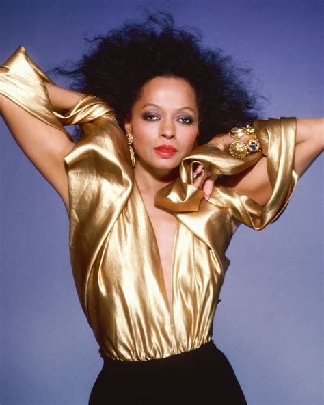 ON THE COVER OF A MAGAZINE Diana Ross 1987 Foto Harry Langdon