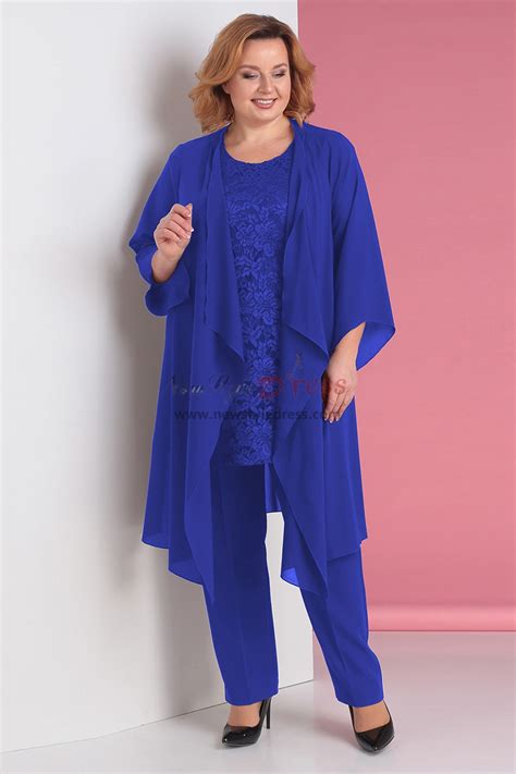 An important but most of the time neglected or overlooked aspects of a wedding are the mother of bride dress. Plus Size 3PC Mother of the Bride Pant Suits Royal Blue ...