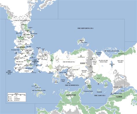 Spoilers Everything Got Expanded Known World Map Asoiaf Game Of