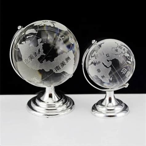 Wholesale Crystal Glass Globe With Word Map Crystal Craft For Office Decoration Buy Crystal