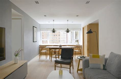 White Minimalistic Hong Kong Apartment Interior Design Ideas