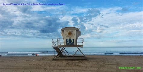 Lifeguard Tower 28 Bolsa Chica State Beach In Huntington Beach Ca