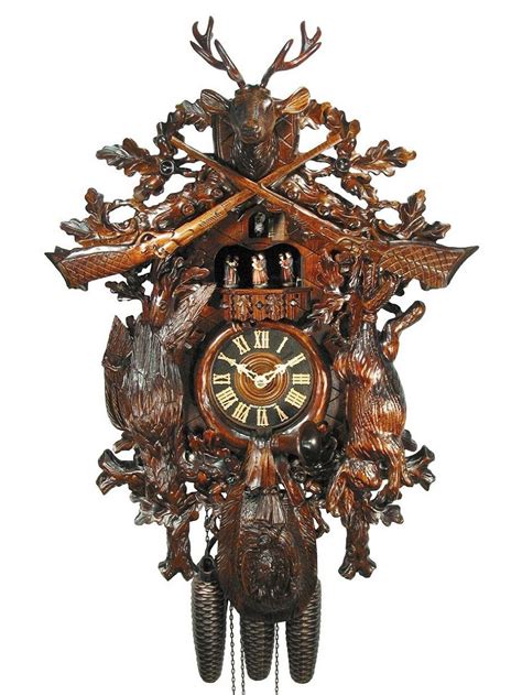 5013301p 8 Day Hunters Dead Animals 8 Day Cuckoo Clock