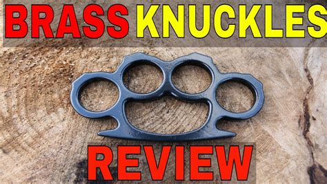 Brass Knuckles Knuckle Dusters Wish Review Youtube