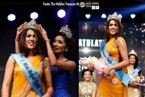 Roshani Khatri Crowned As Miss Nepal Earth 2016 Angelopedia Beauty Pageant Pageant Miss