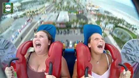Girls Passing Out Funny Slingshot Ride Compilation Funny Slingshot Ride Compilation By