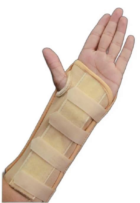 Laminated Fabric Universal Cock Up Hand Splint For Hospital Size
