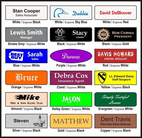 Design Your Own Name Badge Online Best Design Idea