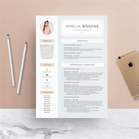 Word Resume And Cover Letter Template Creative Cover Letter Templates