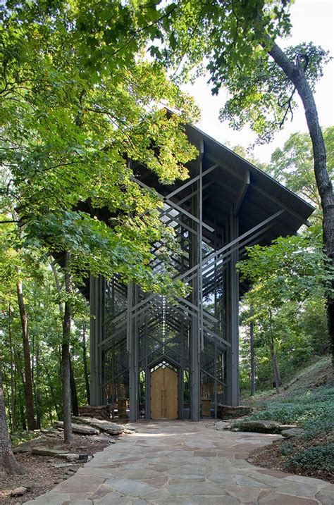 Thorncrown Photo Gallery Thorncrown Chapel Chapel Architecture