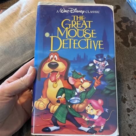 The Great Mouse Detective Vhs 1992 Walt Disney Classic Black Diamond