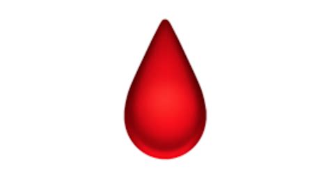 Whatsapp ¿qué Significa El Emoji De La Gota De Sangre N