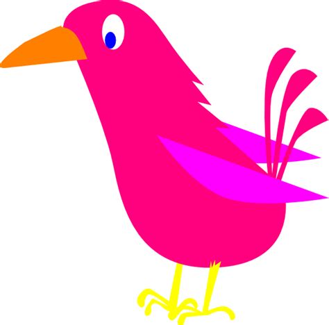 Pink Bird Clip Art At Vector Clip Art Online Royalty Free