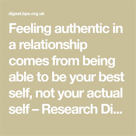 Feeling Authentic In A Relationship Comes From Being Able To Be Your