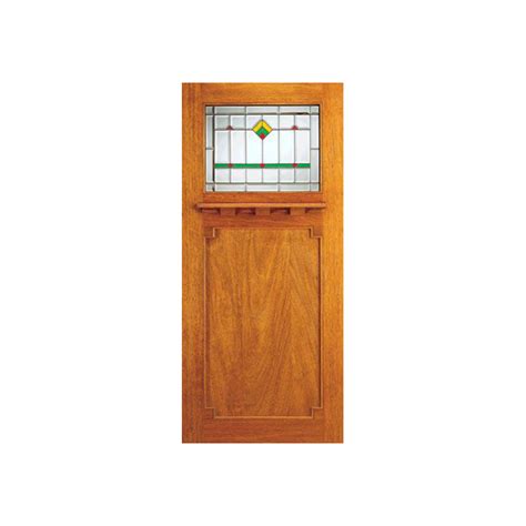 Eswda 36x84 Exterior Mahogany Single Doors Frank Lloyd Wright Mission