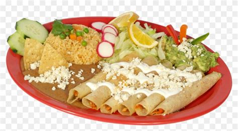 Mexican Flautas Png Clipart 4372817 Pikpng