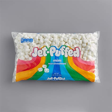 Jet Puffed 1 Lb Mini Marshmallows Bag 12case