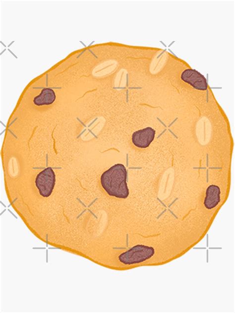 Oatmeal Raisin Cookie Sticker For Sale By The Artsy Park Redbubble
